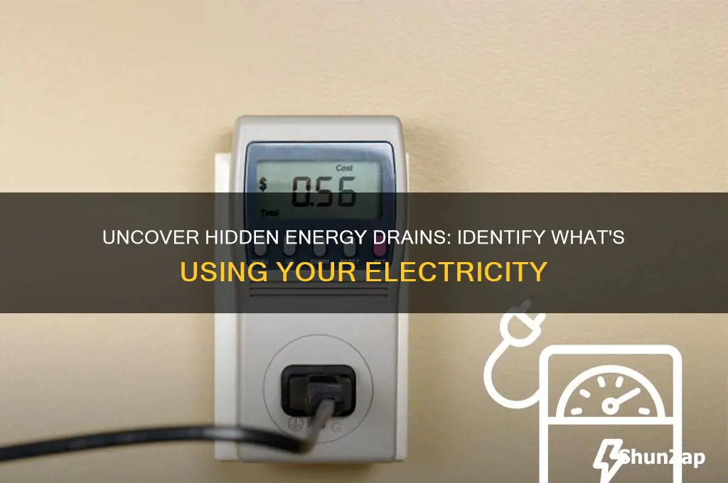how to tell what is using electricity