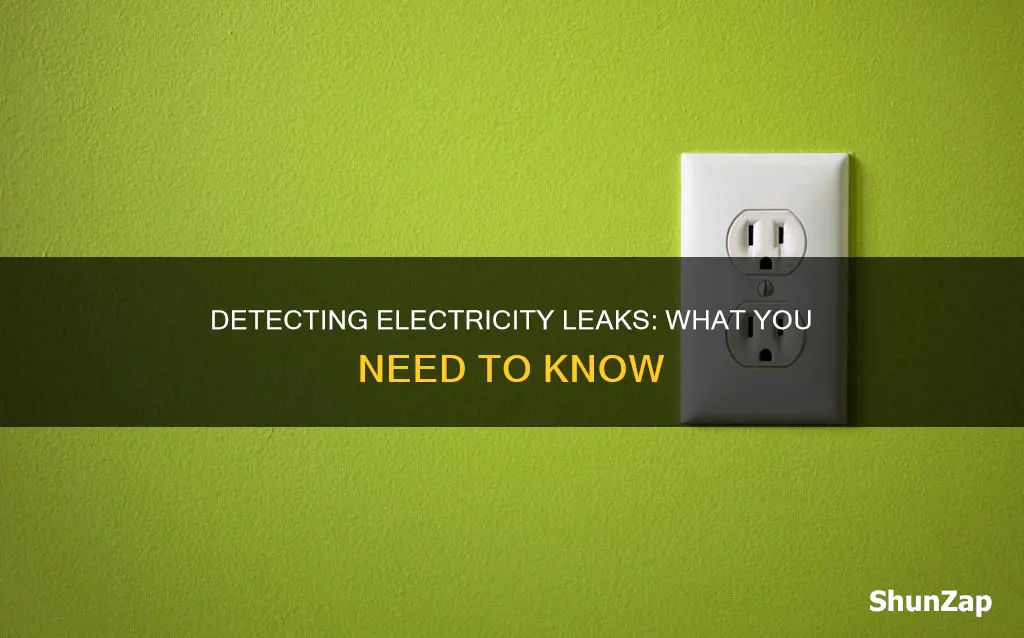 how to tellif you have electricity leakage