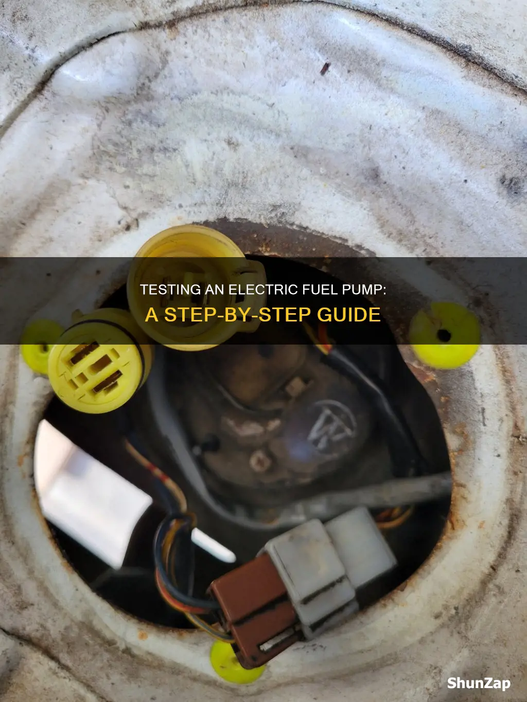 how to test a electric fuel pump