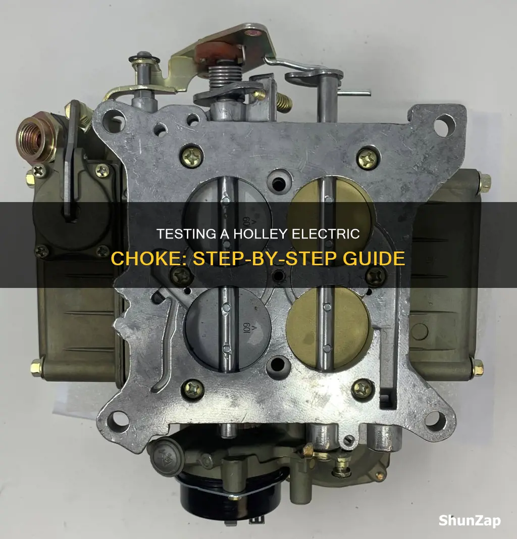 how to test a holley electric choke