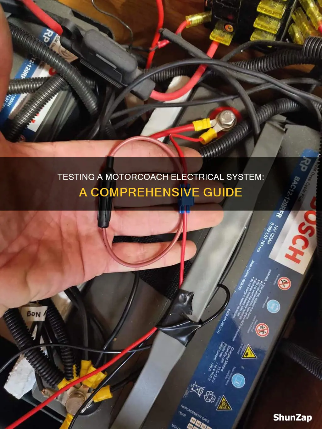 how to test a motorcoach electrical system