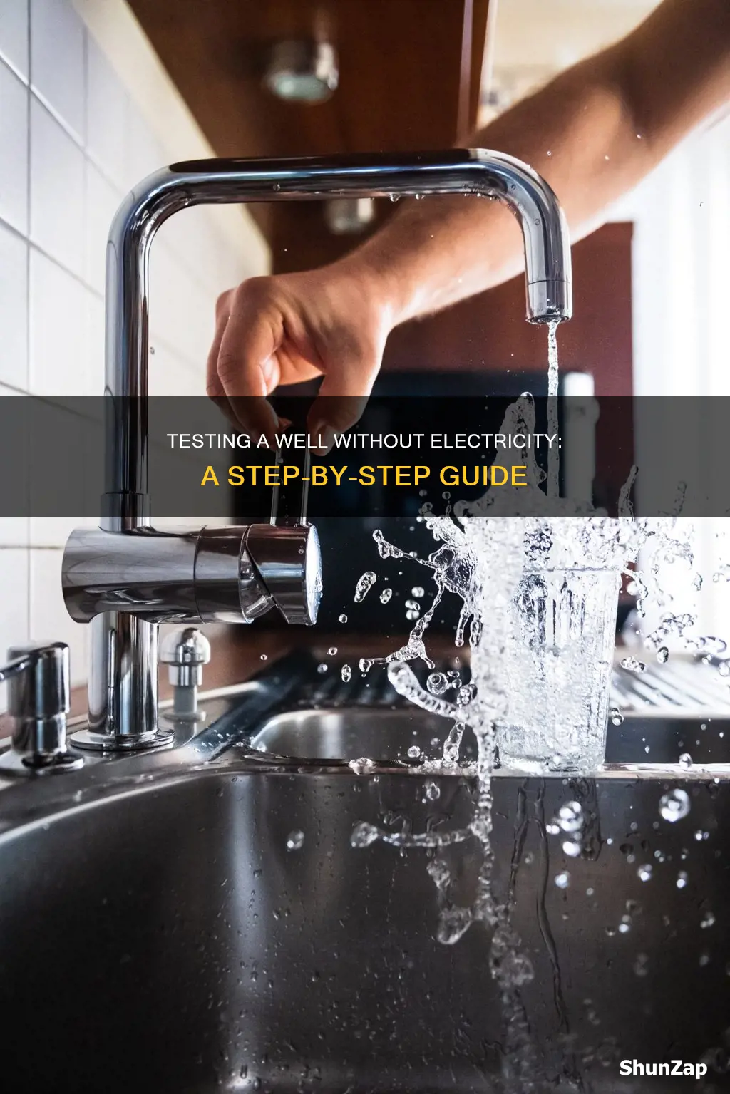 how to test a well without electricity