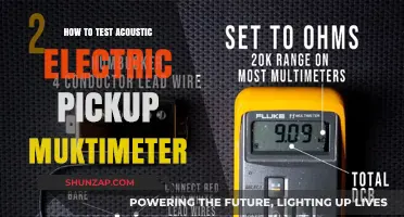 Testing Acoustic-Electric Pickups: A Multimeter Guide