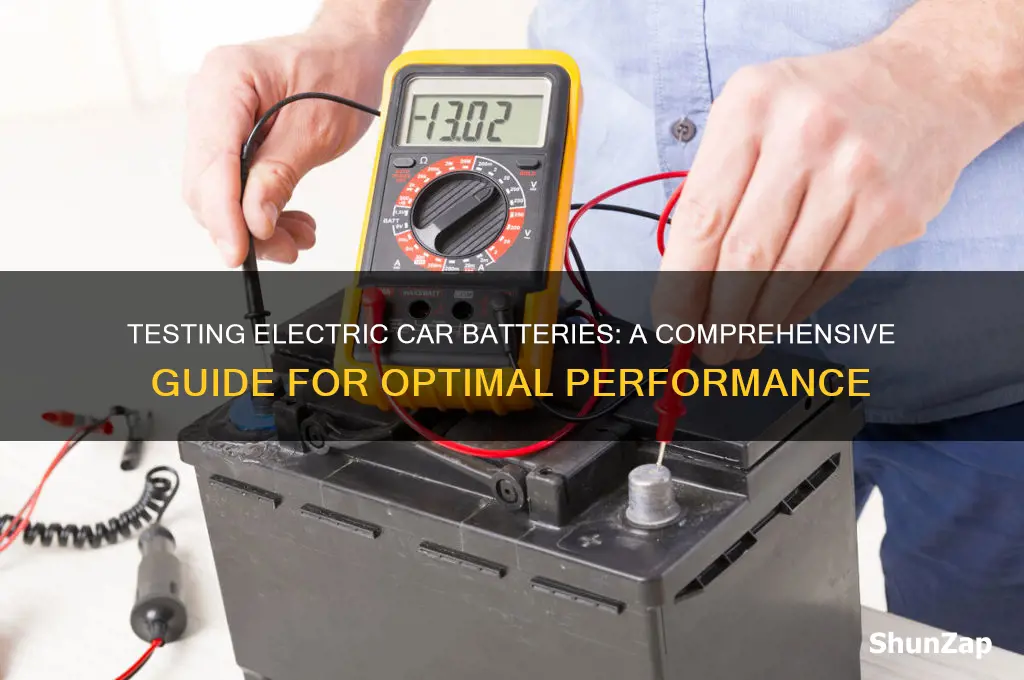 how to test an electric car battery