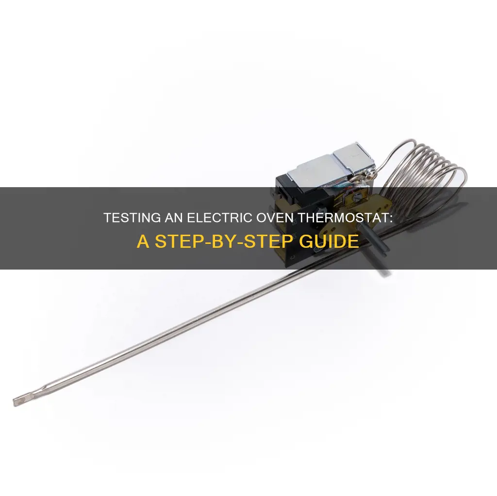how to test an electric oven thermostat