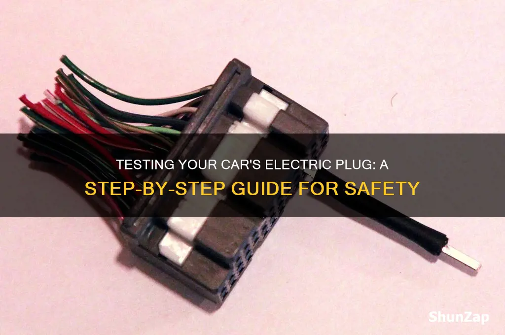 how to test an electric plug in a car