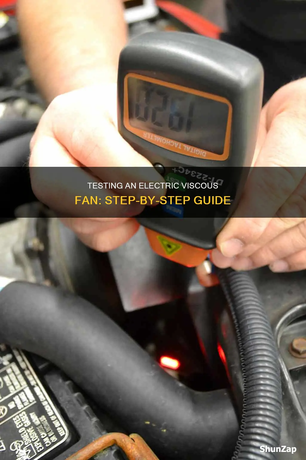 how to test an electric viscous fan