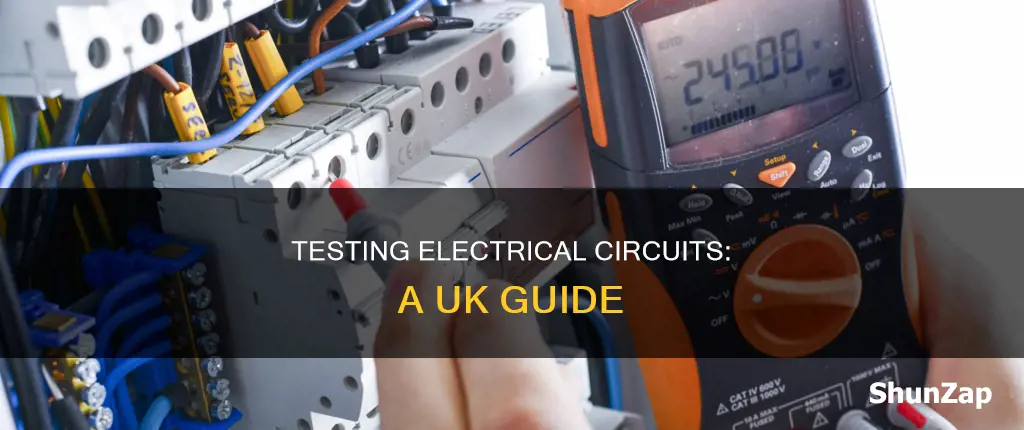 how to test an electrical circuit uk