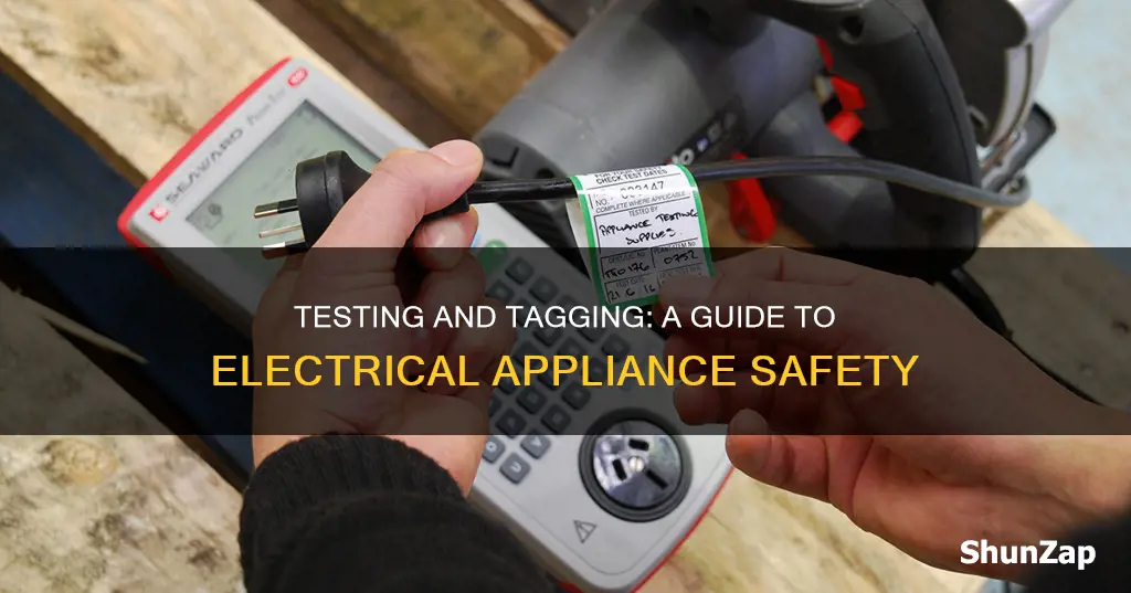 how to test and tag electrical appliances
