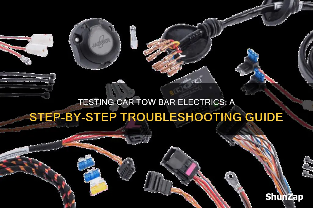 how to test car tow bar electrics