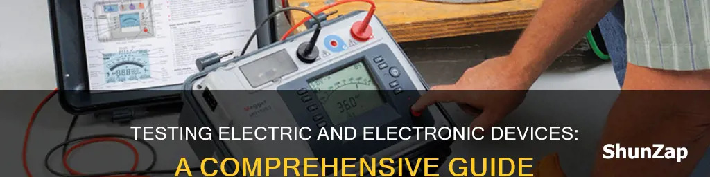 how to test electric and electronic device