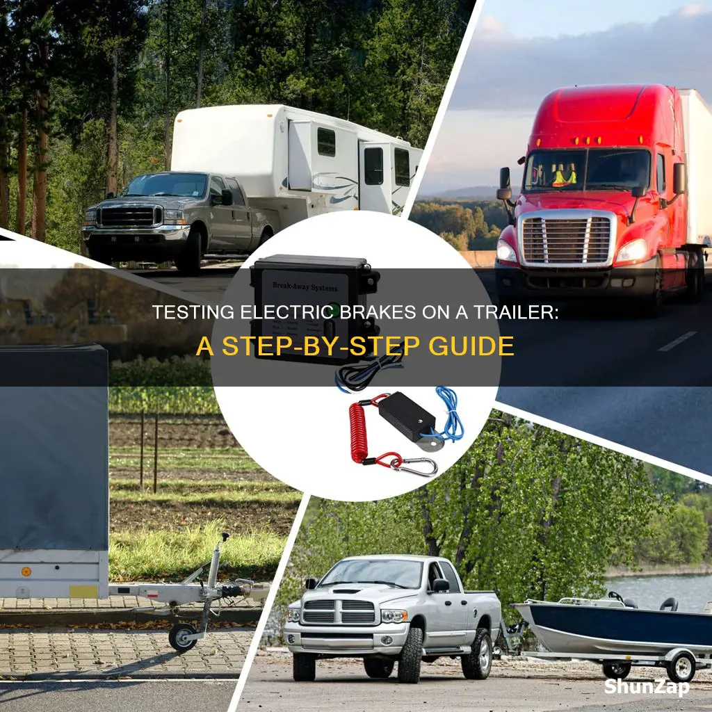 how to test electric brakes on trailer