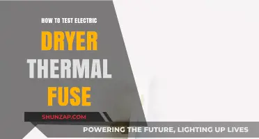 Testing Your Dryer's Thermal Fuse: A Step-by-Step Guide