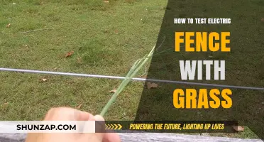 Testing Electric Fences: Grass Contact Method