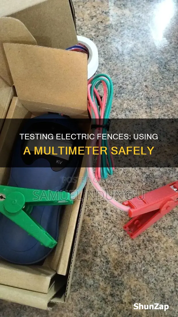 how to test electric fence with multimeter