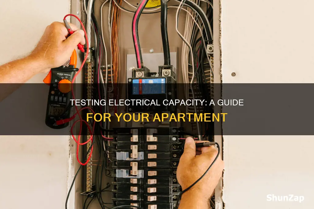 how to test electrical capacity of apt