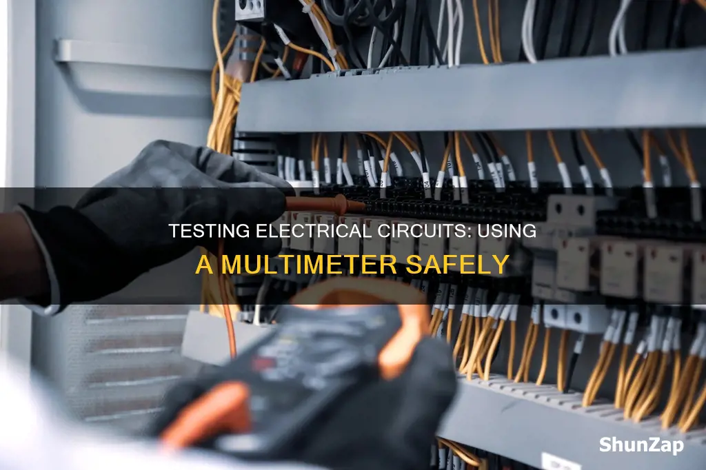 how to test electrical circuit with multimeter