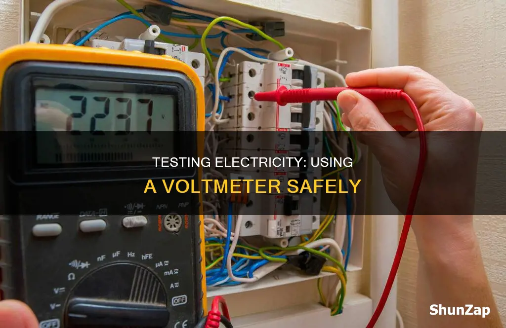 how to test electricity with a voltmeter