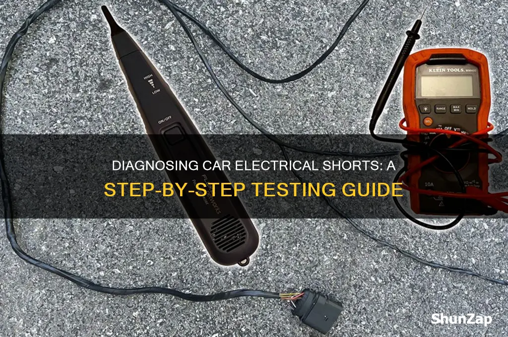 how to test for an electrical short car