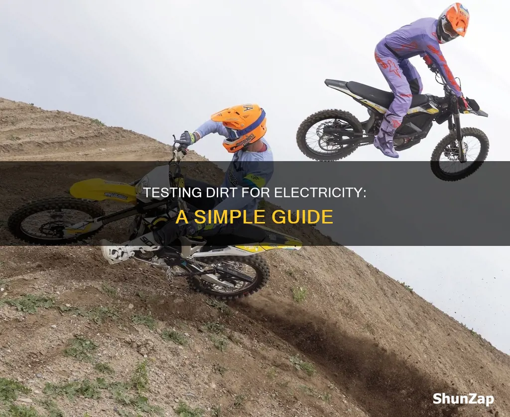 how to test for electricity in dirt