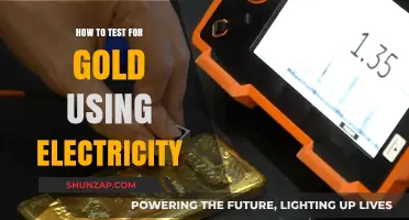 Electricity-Based Gold Testing: A Simple and Effective Method