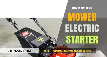 Testing a Lawn Mower Electric Starter: DIY Guide