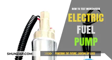 Testing Your Mercruiser Electric Fuel Pump: A Step-by-Step Guide