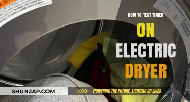 Testing Your Electric Dryer's Timer: A Step-by-Step Guide