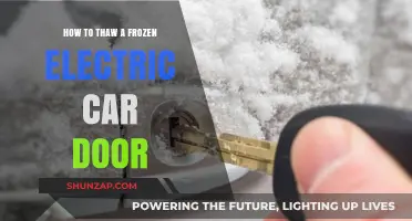 Quick Fixes: Thawing Your Frozen Electric Car Door Safely and Easily