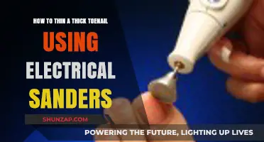 Safe Toenail Thinning: Using Electrical Sanders for Thick Nail Care