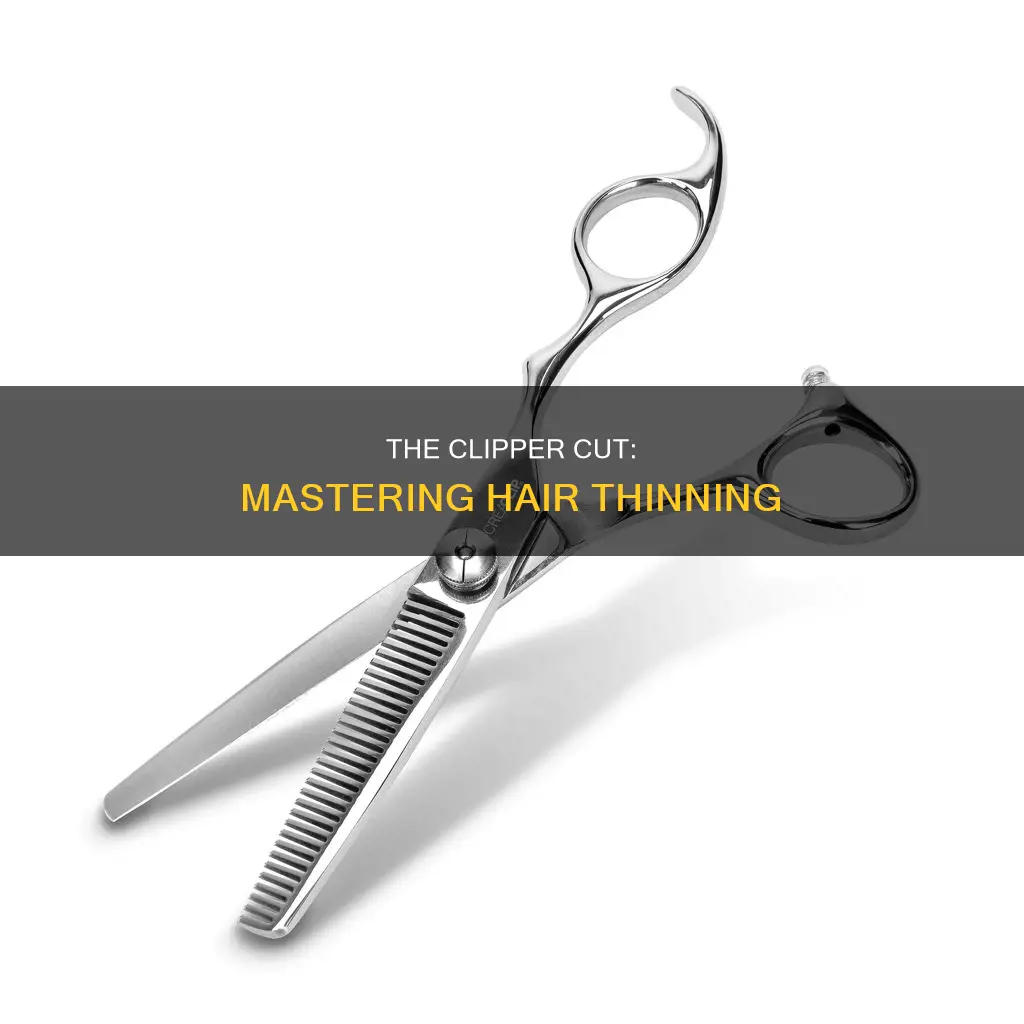how to thin hair with electric clippers