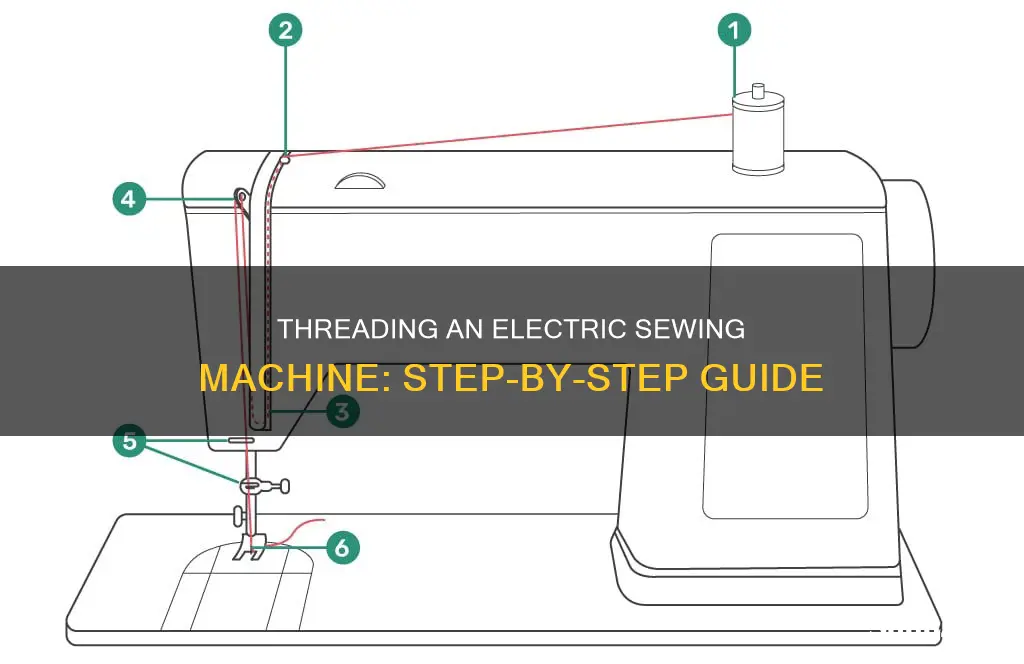 how to thread an electric sewing machine