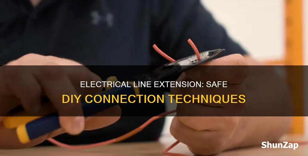 how to tie into existing electrical line