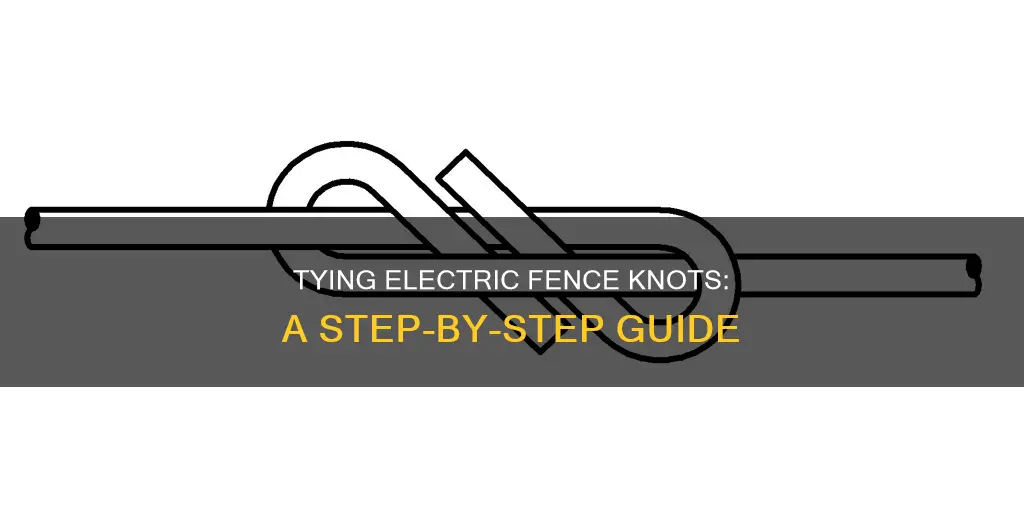 how to tie knot electric fence intellirope