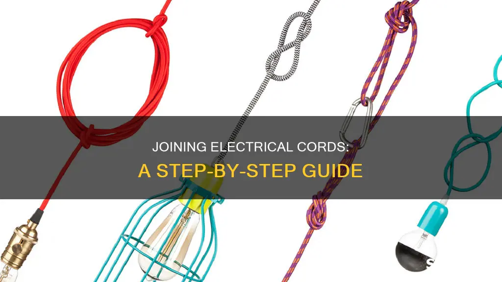 how to tie two electrical cords together
