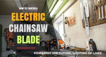The Right Way to Tighten Your Electric Chainsaw Blade