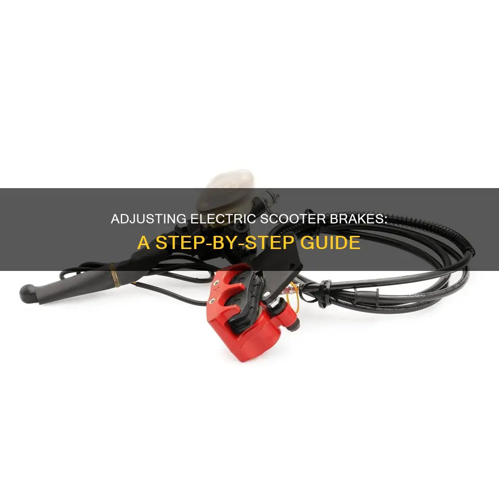 how to tighten brakes on electric scooter