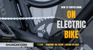 Tightening Electric Bike Chains: A Step-by-Step Guide