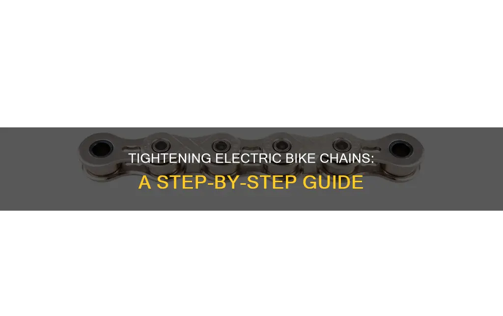 how to tighten chain on electric bike