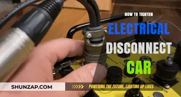 Quick Guide: Tightening Your Car's Electrical Disconnect Safely and Easily