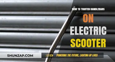 Tightening Electric Scooter Handlebars: A Step-by-Step Guide