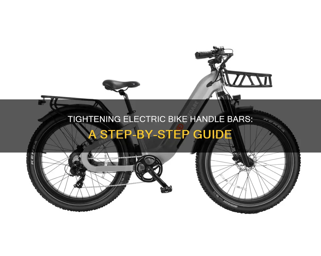 how to tighten the bars on your electric bike