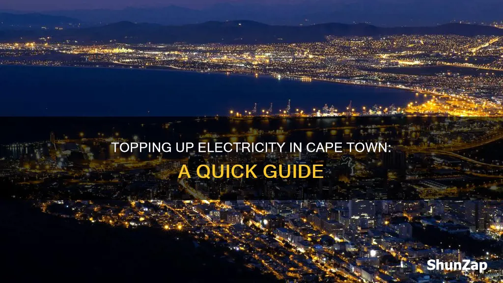 how to top up electricity cape town
