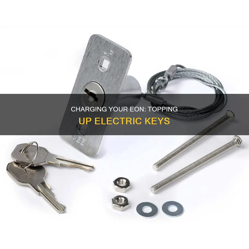 how to top up eon electric key