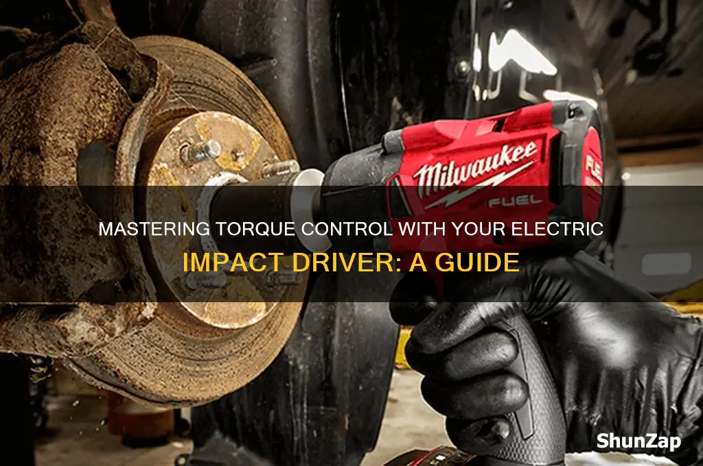 how to torque using a electric impact driver