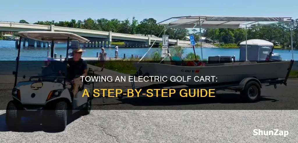 how to tow an electric golf cart