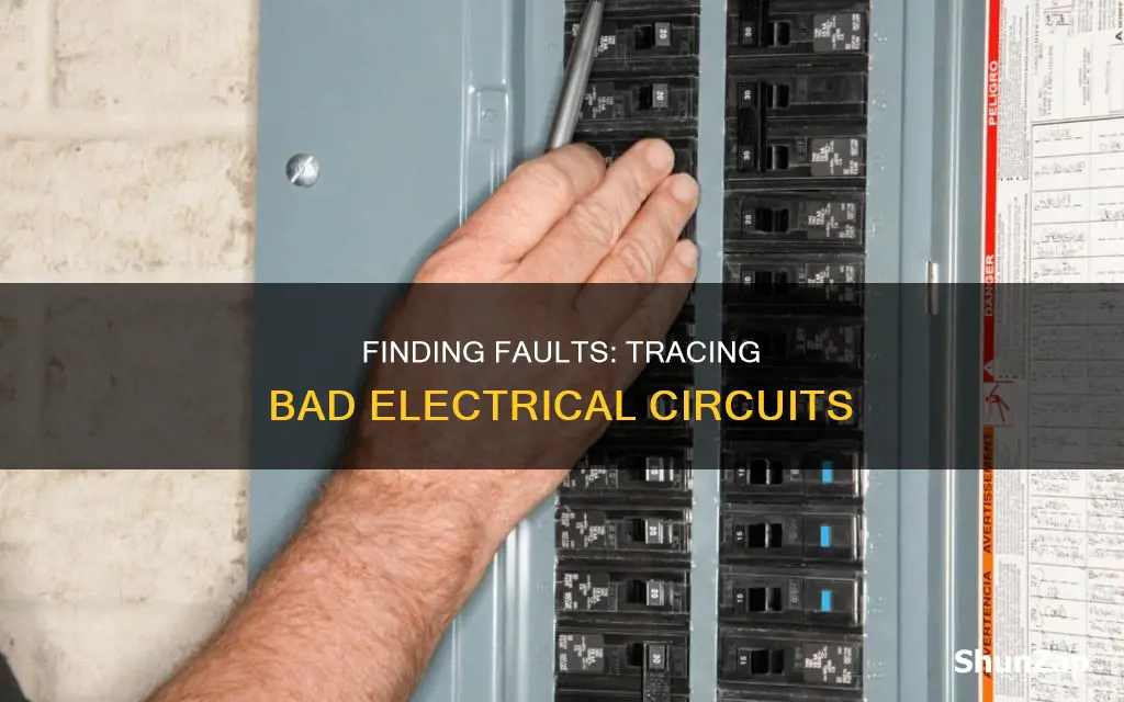 how to trace a bad electrical circuit