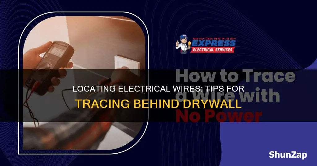 how to trace electrical circuit behind drywall