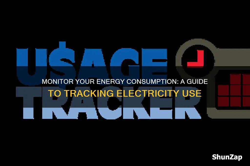 how to track electricity use