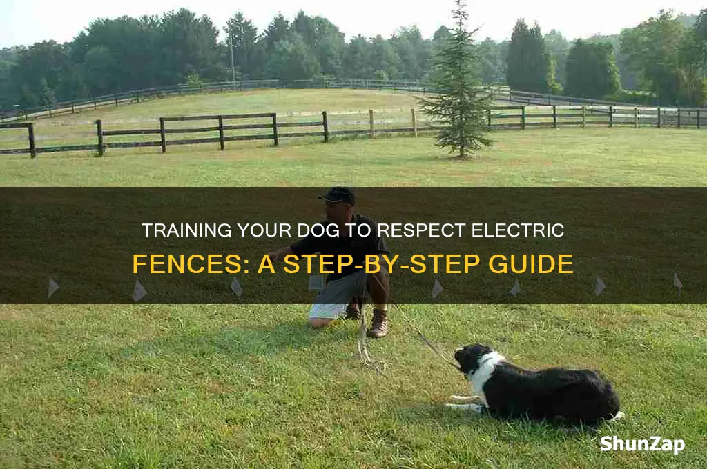 how to train a dog to use an electric fence
